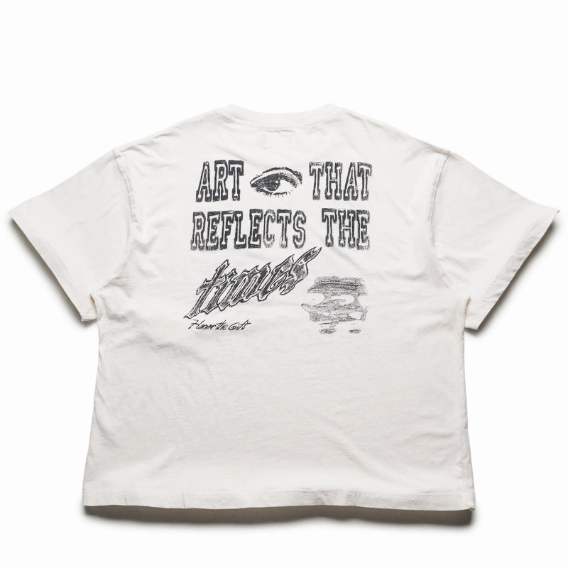 Honor The Gift Art That Reflects Tee - Bone AntiStatic Treatment Effortless Fashion