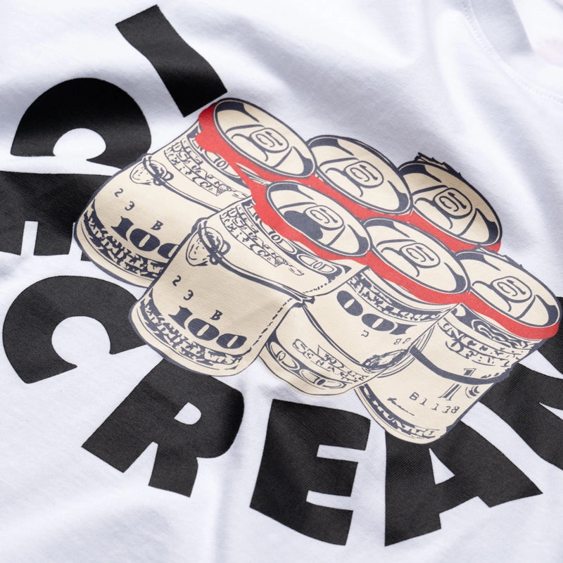 Soft Motion Ice Cream Six Pack Tee - White