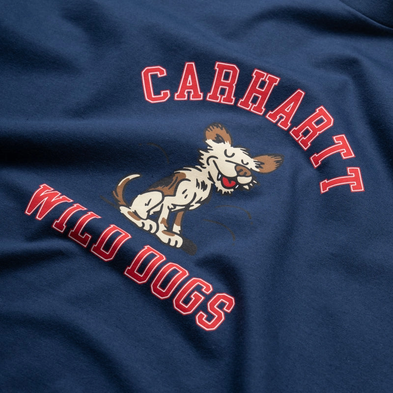 Game Day Quick Core Carhartt WIP Wild Dog Tee - Jupiter