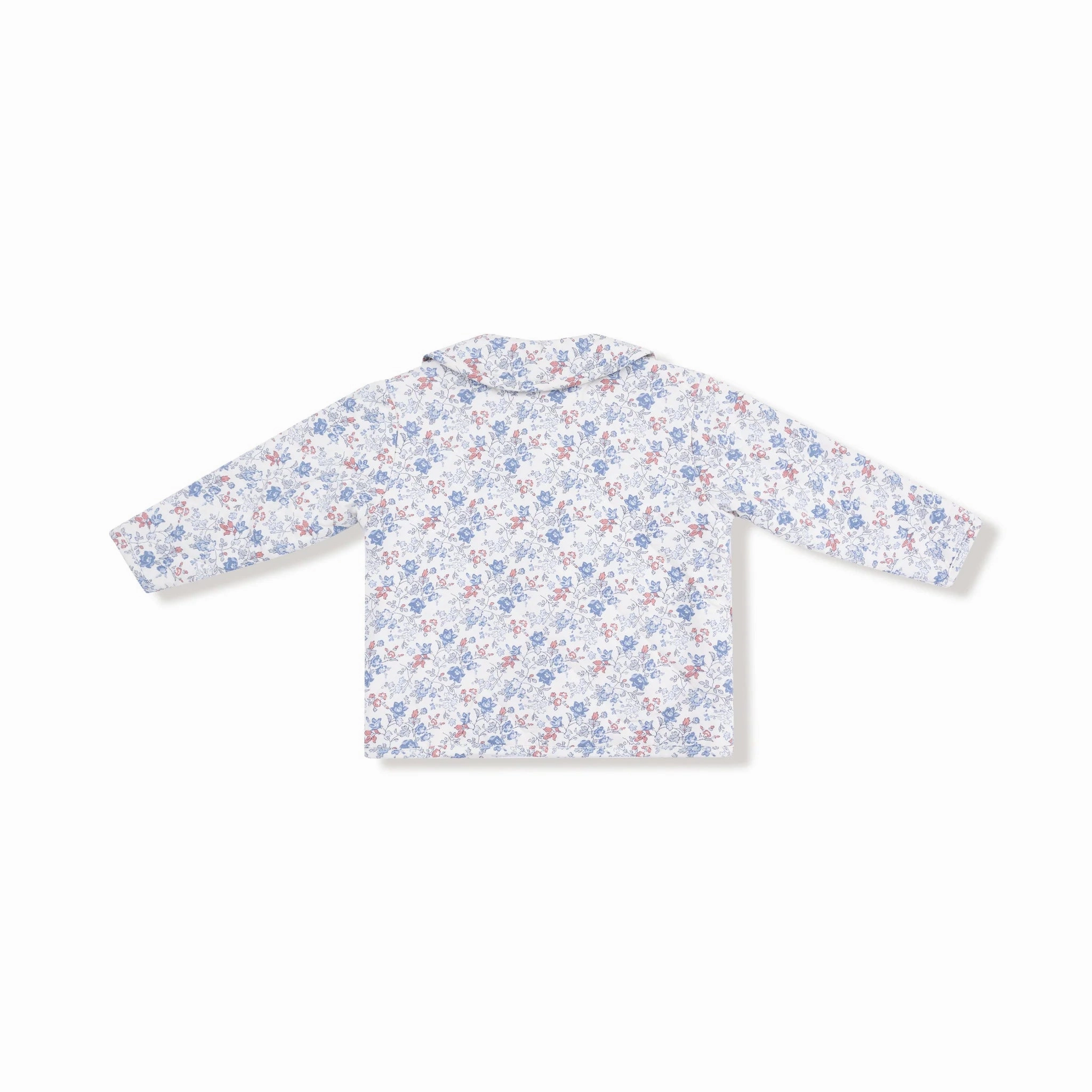 Country Girl Floral  Quilted Jacket with Peter Pan Collar ZeroChafeSeams