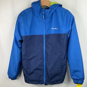 Weatherproof Construction Size 14-16: Eddie Bauer Two Toned Blue 3 in 1 Fleece Lined Hooded Winter Coat