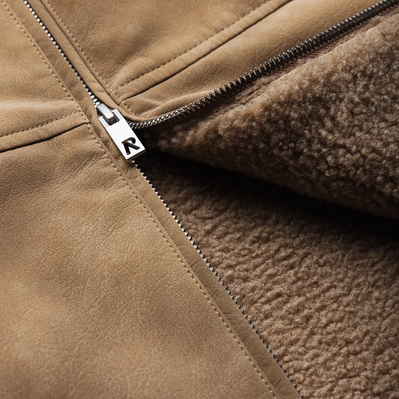 Basic Core Bold Core Represent Shearling Jacket - Cafe