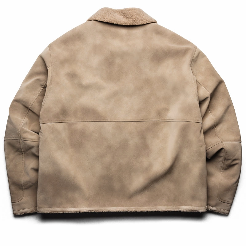 Multi-Purpose Wear Represent Shearling Jacket - Cafe