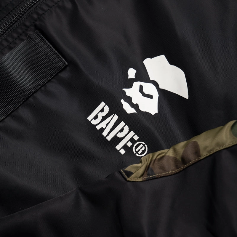 Light Layer Antistatic A Bathing Ape 1st Camo Bomber Jacket - Black