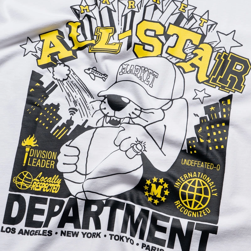 Busy Glow Market Locally Respected Tee - White