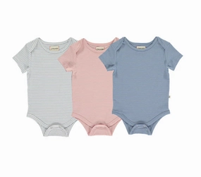 Soft Stripe Onesie - Color Options Shine Fit Bio Glow