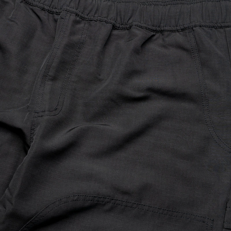 Supervsn Nylon Double Knee Work Pant - Black Green Fit