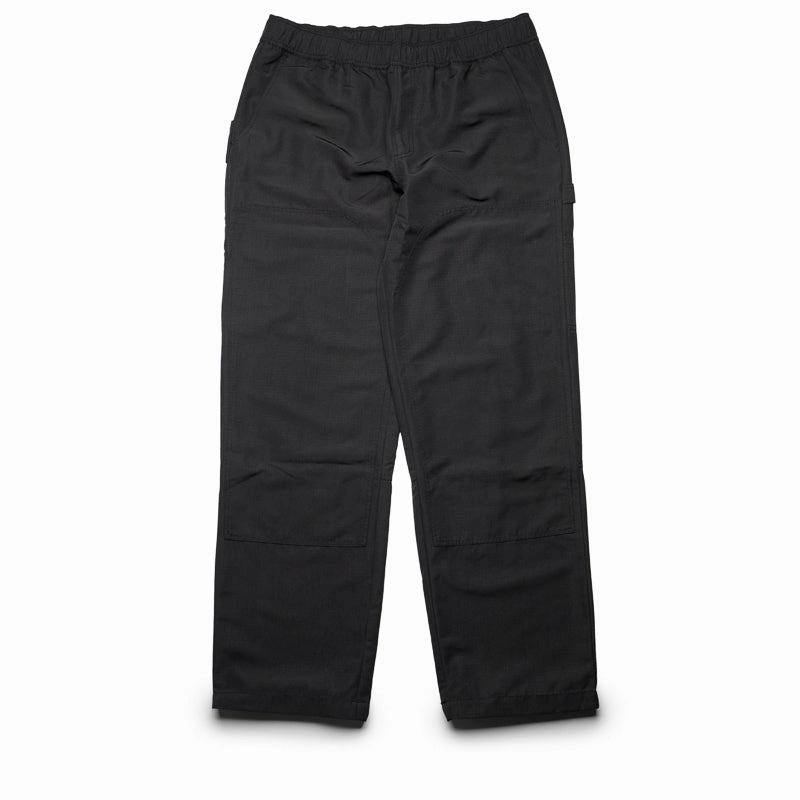 Supervsn Nylon Double Knee Work Pant - Black WaterRepellentFinish