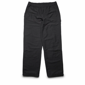 Supervsn Nylon Double Knee Work Pant - Black WaterRepellentFinish