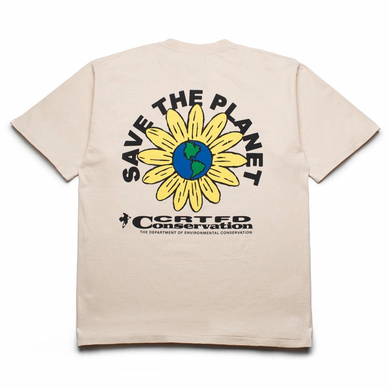 MultiPanelCut CRTFD Bees Tee - Natural