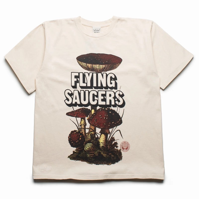 Story Glow CRTFD Flying Saucers Tee - Natural