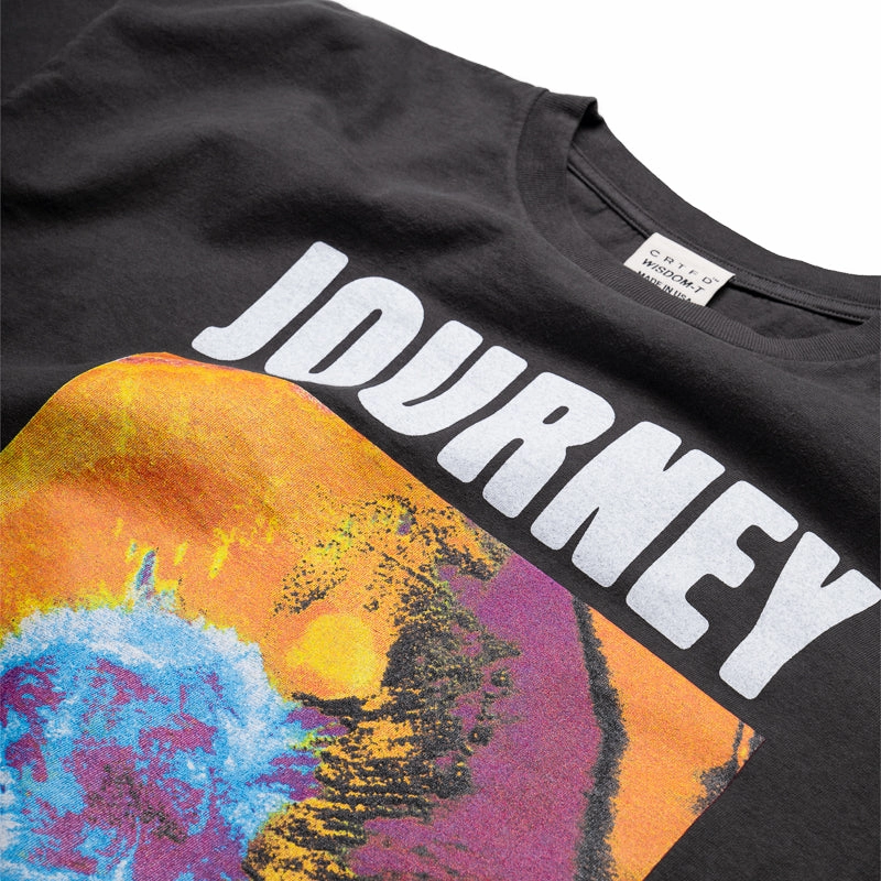 AntibacterialFinish CRTFD Journey Within Tee - Vintage Black