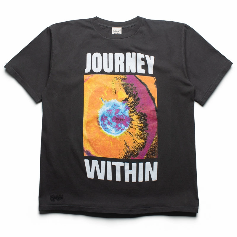 CRTFD Journey Within Tee - Vintage Black Zero Waste