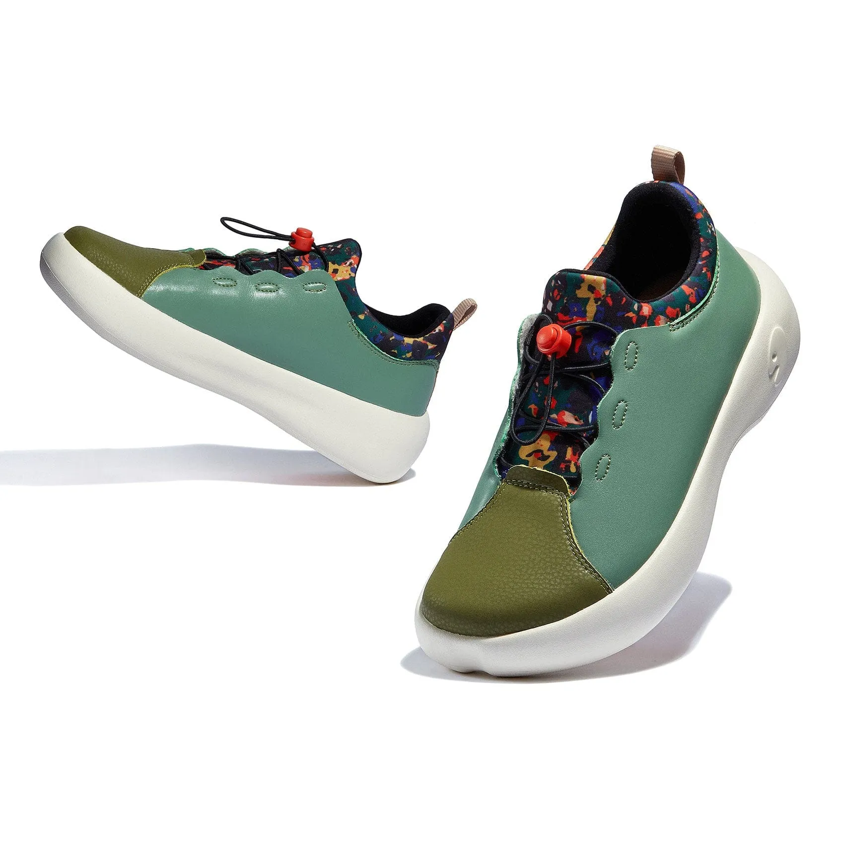 Vulcanized Sole Tech Stylish Flex Matcha Latte Bartello II Women