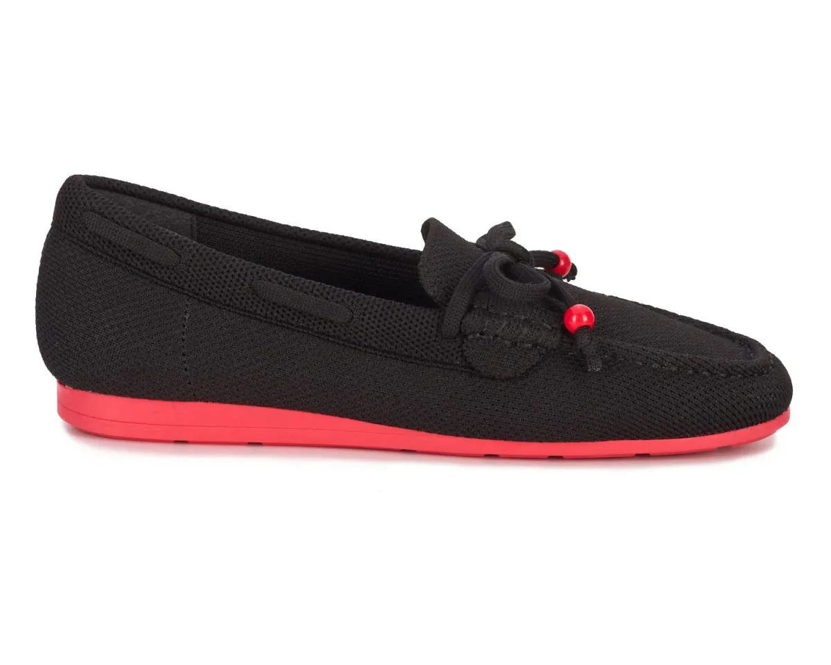 Durable Build Ros Hommerson Neve Women's Flat Knit Fabric In Black