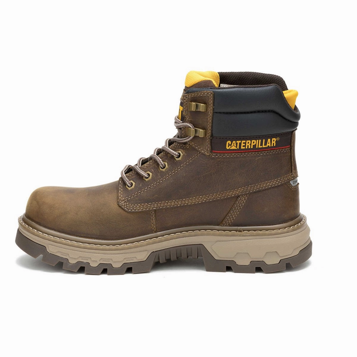 Caterpillar Colorado Equip 6" Men's Waterproof Composite Toe Work Boot (P91723) In Pyramid Tread Control Step Control