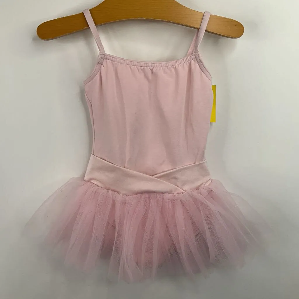 office chic bodysuit silver bodysuit Size 2: Capezio Pink Leotard