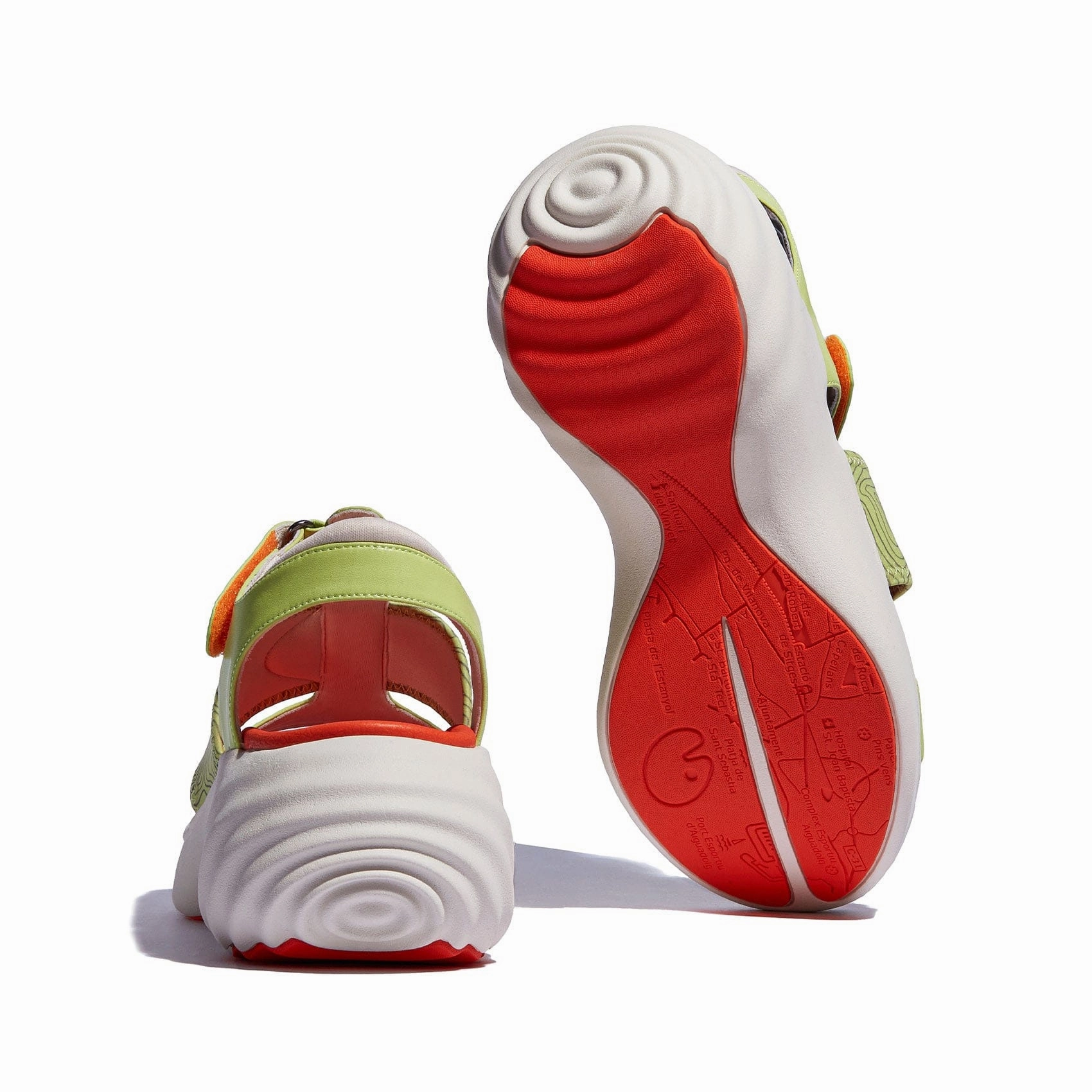 Daiquiri Green Sitges I Women Chic Comfort Cushioned Ankle Collar