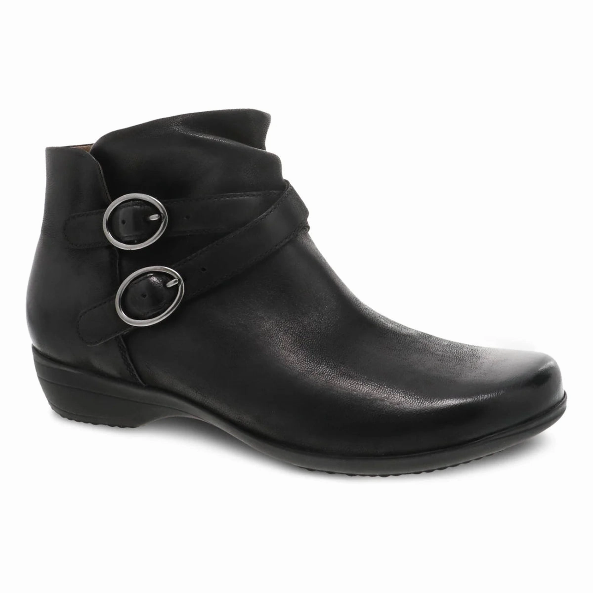 Eco Friendly Midsole Dansko Faithe Women's Boot In Black Burnished Nubuck