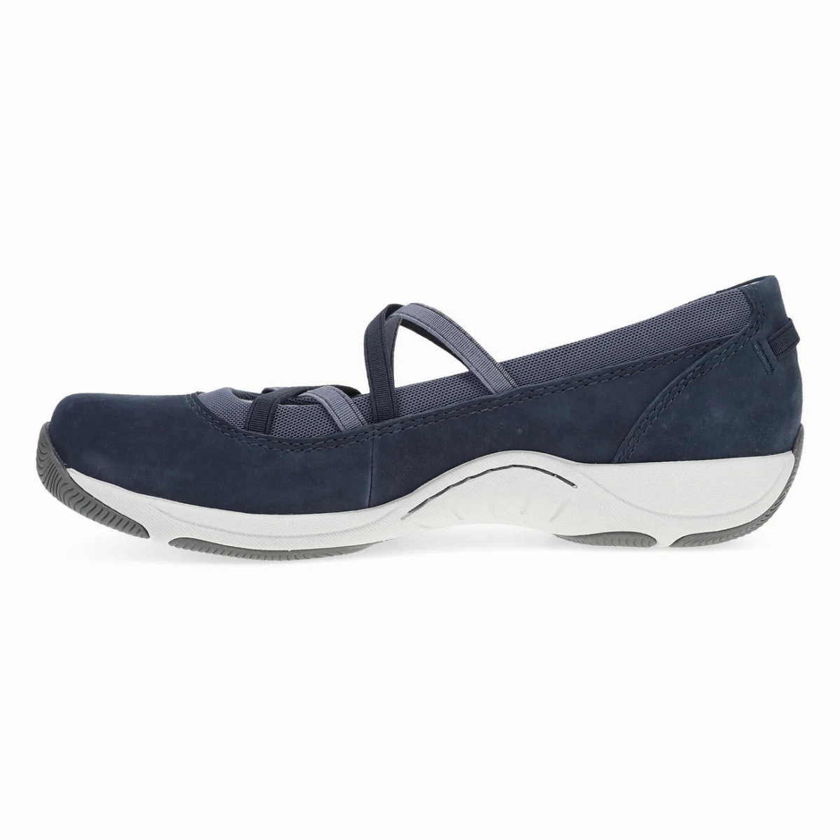 Dansko Harper Women's Mary Jane In Navy Suede All Day Comfort Tech