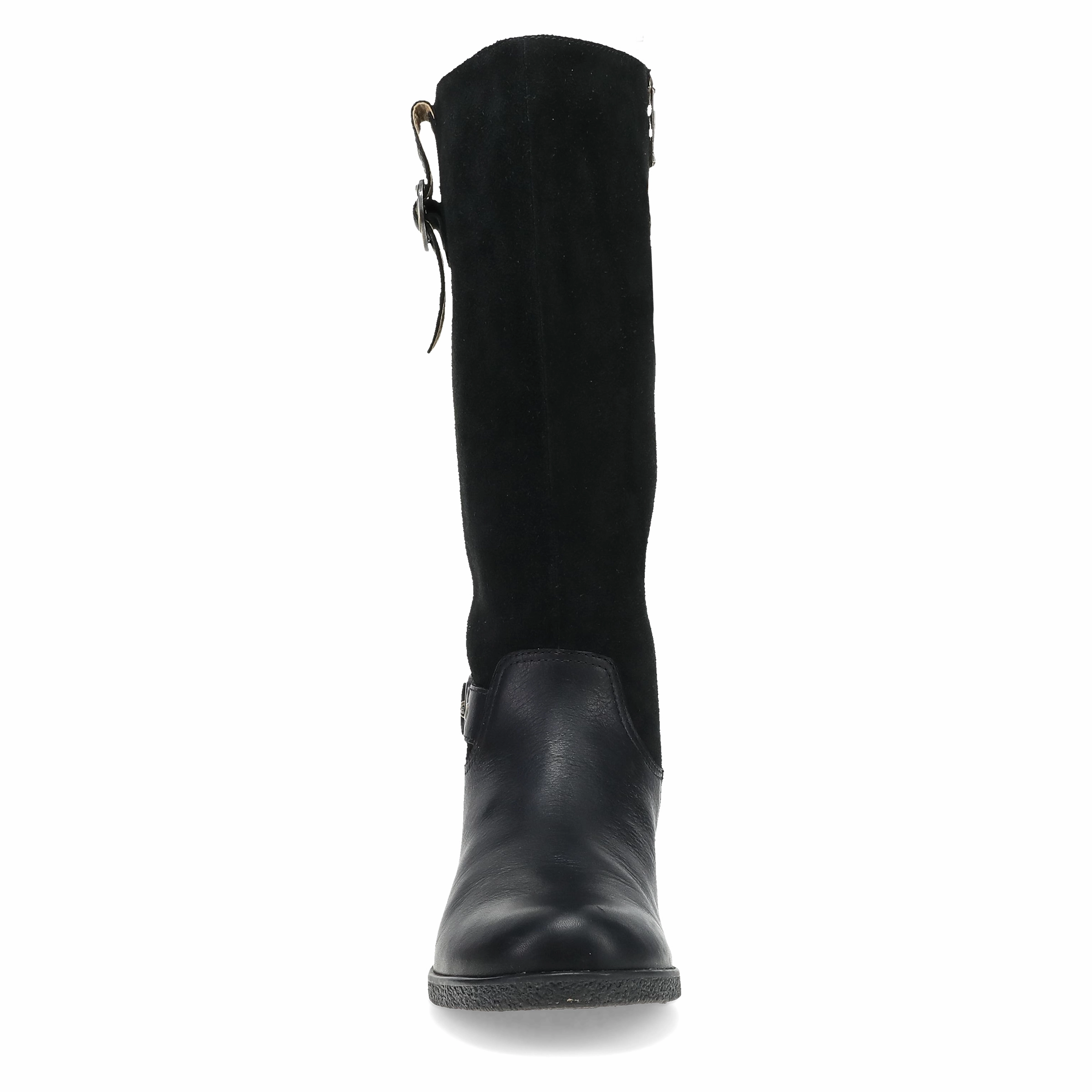 Dawn Black Waterproof Milled Fall Fashion Pumps