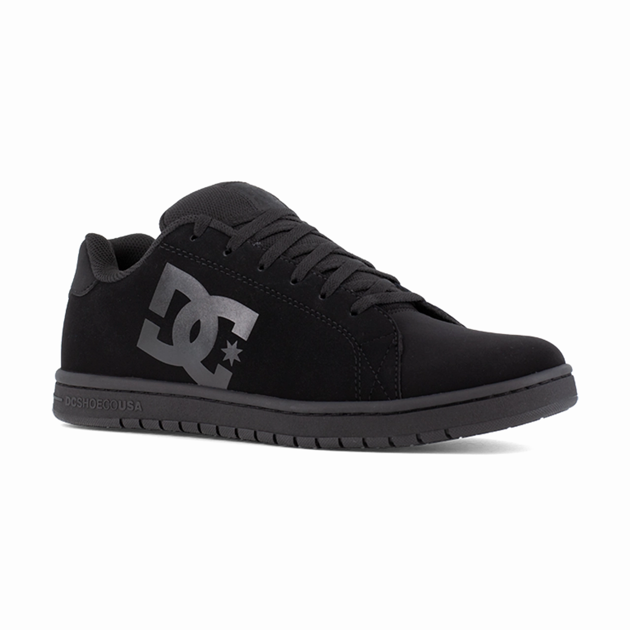 Ergonomic Fit DC Work Gaveler Work Men's Slip-Resistant Work Shoe DC60401 In Black