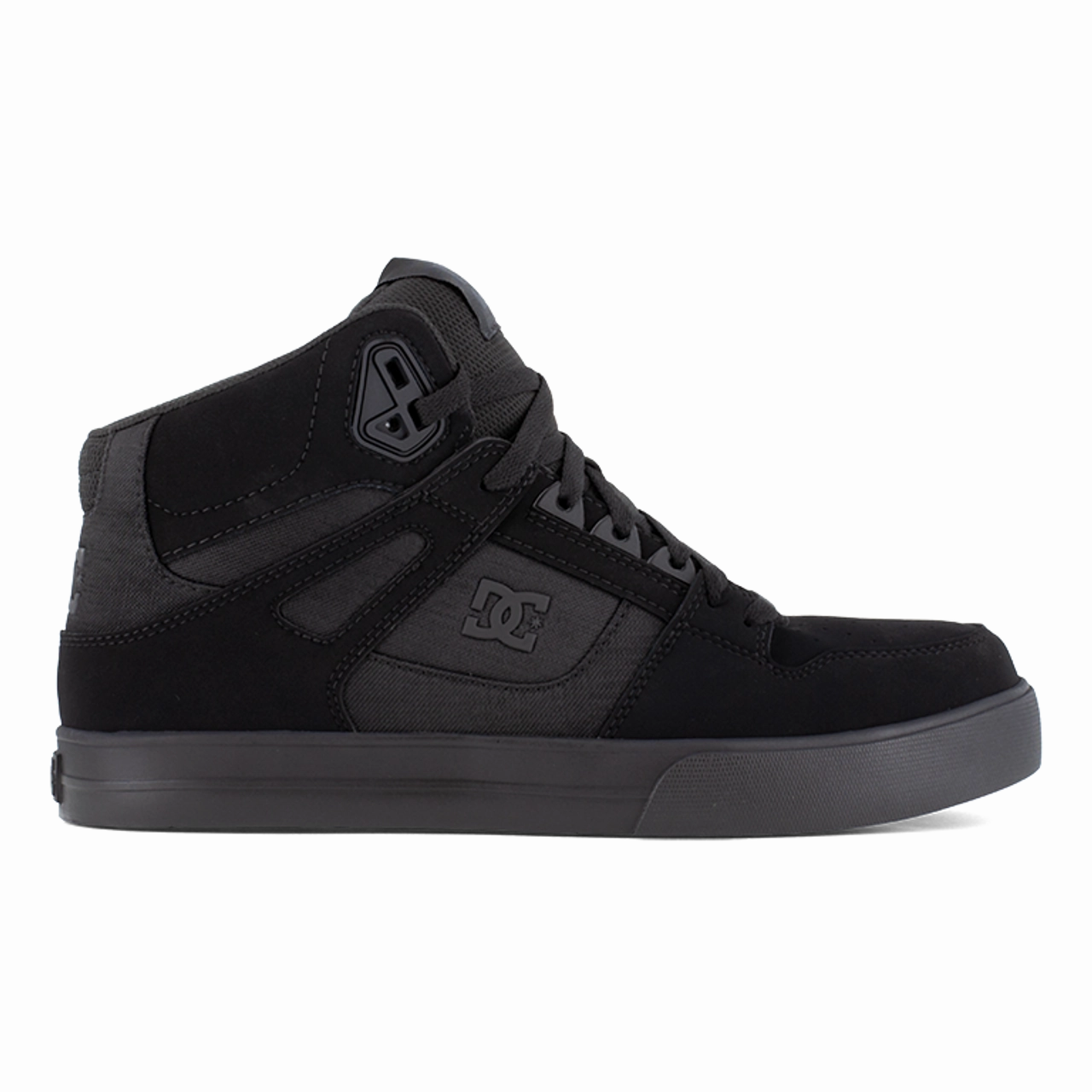 DC Work Pure Work High-Top DC60206 Men's Work In Black and Dark Gray Tough protection Foot Support