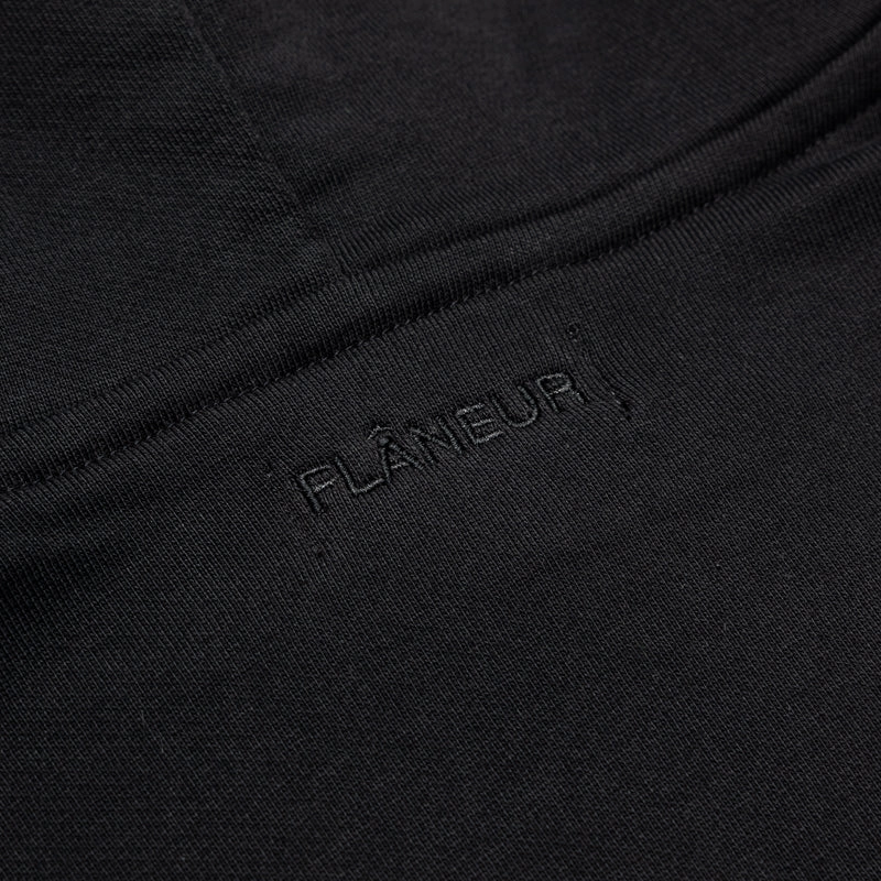 Comfort Layer Light Wear Flaneur Botanical Hoodie - Black