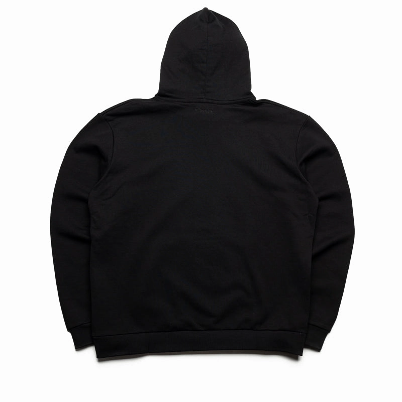 Flaneur Botanical Hoodie - Black Thermal Lining