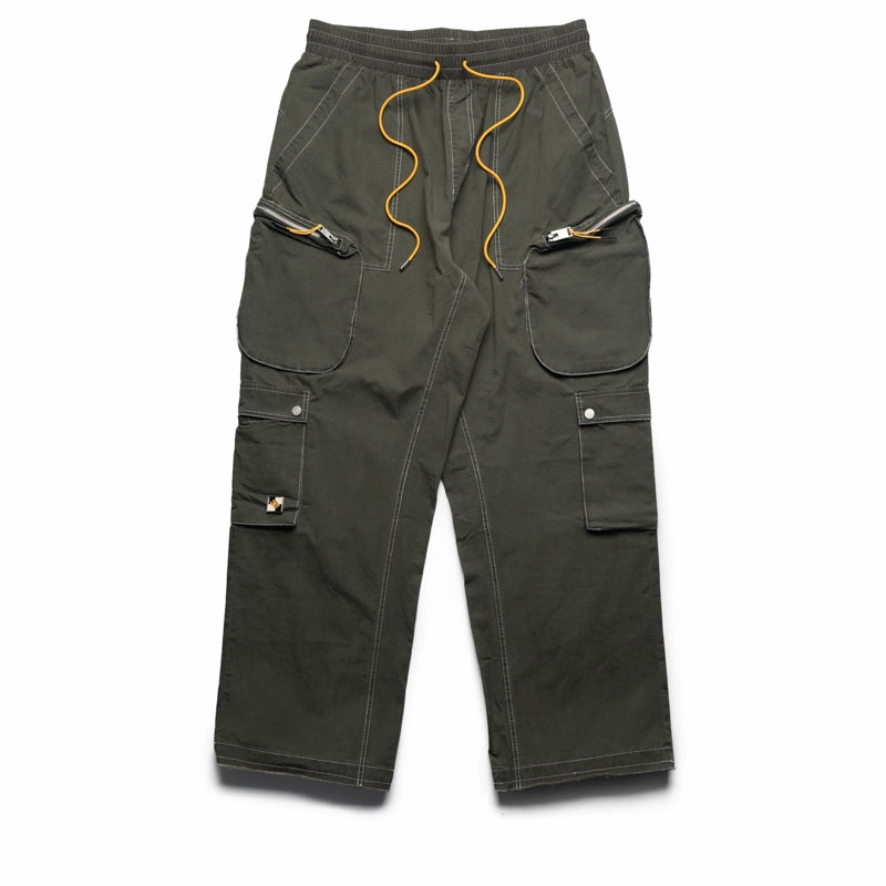 Durable Stitching Diet Starts Monday Contrast Cargo Pants - Olive