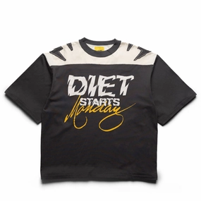 Diet Starts Monday DSM Yoke Tee - Vintage Black Champion Glow EcoCertifiedTextile