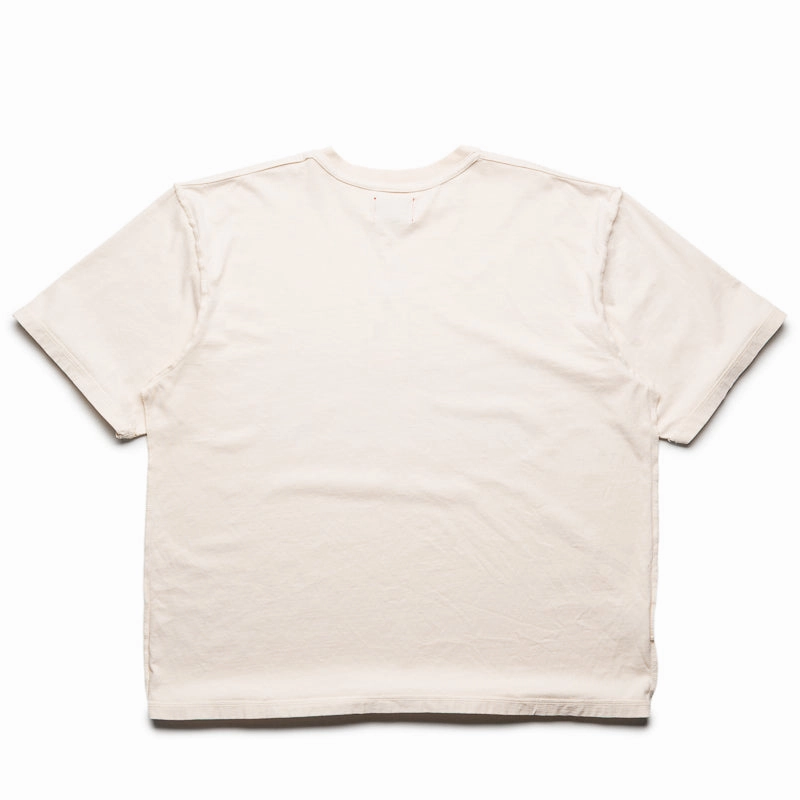 Diet Starts Monday Flame Spray Tee - Cream/Blue UVProtectionFabric