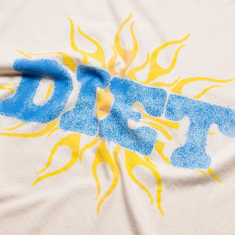 Soft Leggings Diamond Soul Diet Starts Monday Flame Spray Tee - Cream/Blue