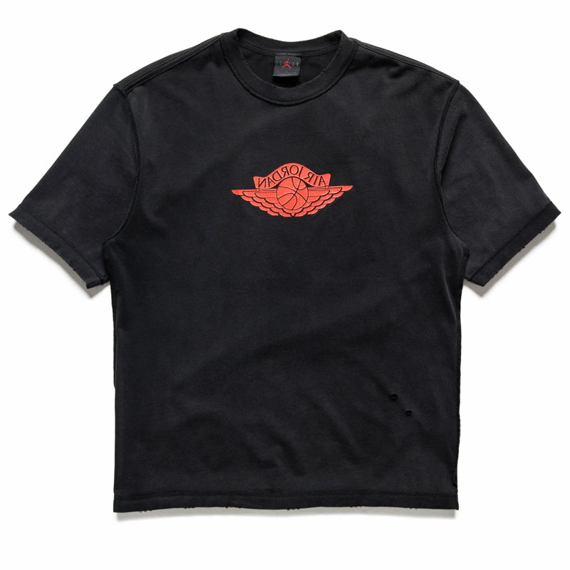 Elegant Pants Gentle Breeze Jordan Rare Air Tee - Black/Chile Red