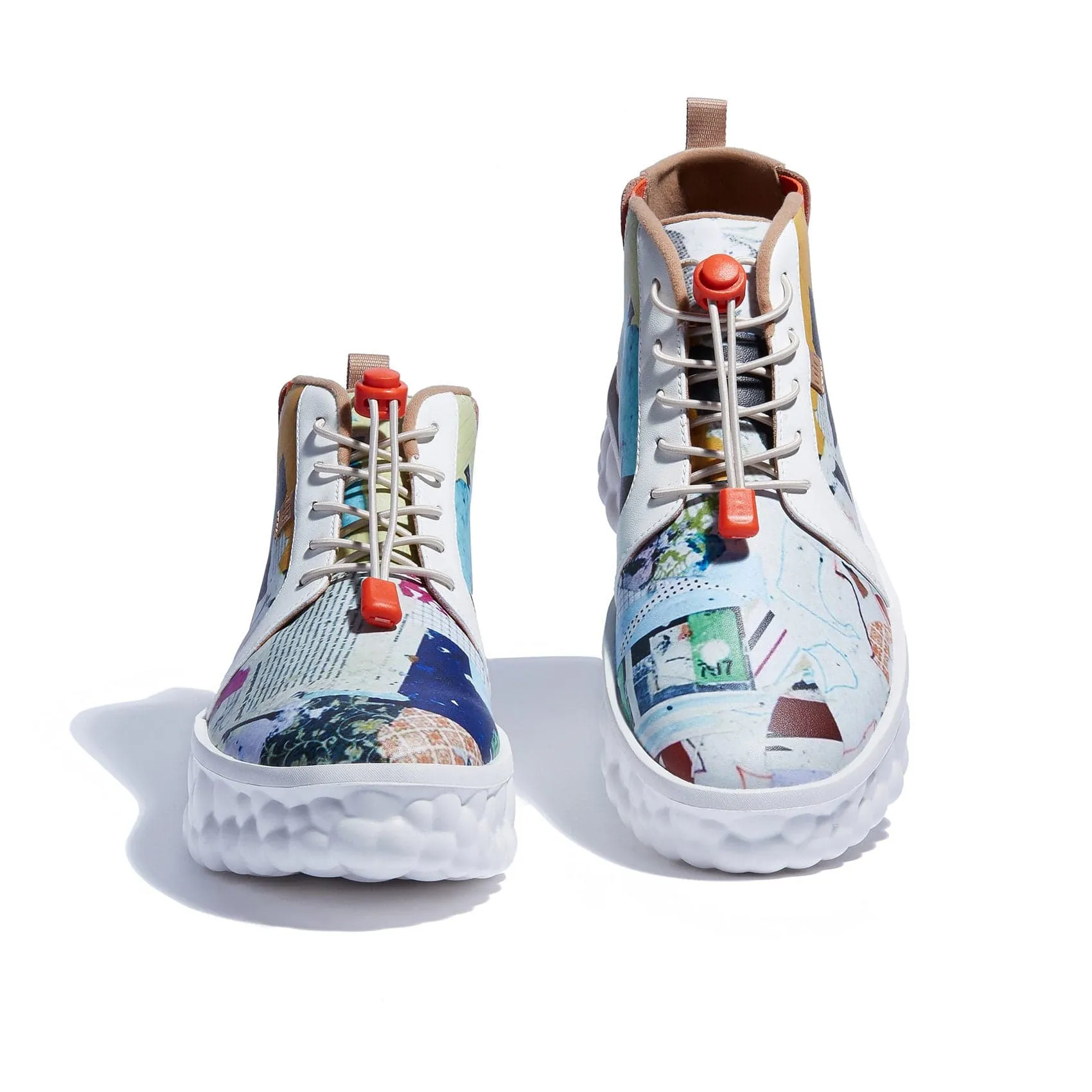 Collage Journal Las Ramblas VIII Women Rugged Comfort Elastic Ankle