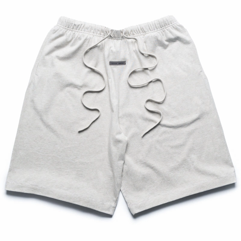 Fear Of God Essentials Basketball Jersey Shorts - Heather Stone EcoFriendlyDye