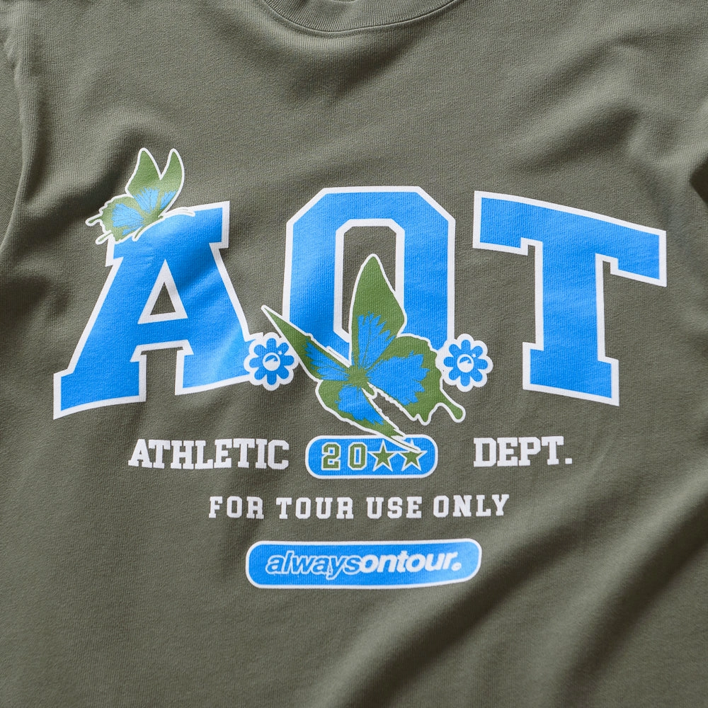 Always On Tour Physical Education Tee - Olive Green TaglessLabel