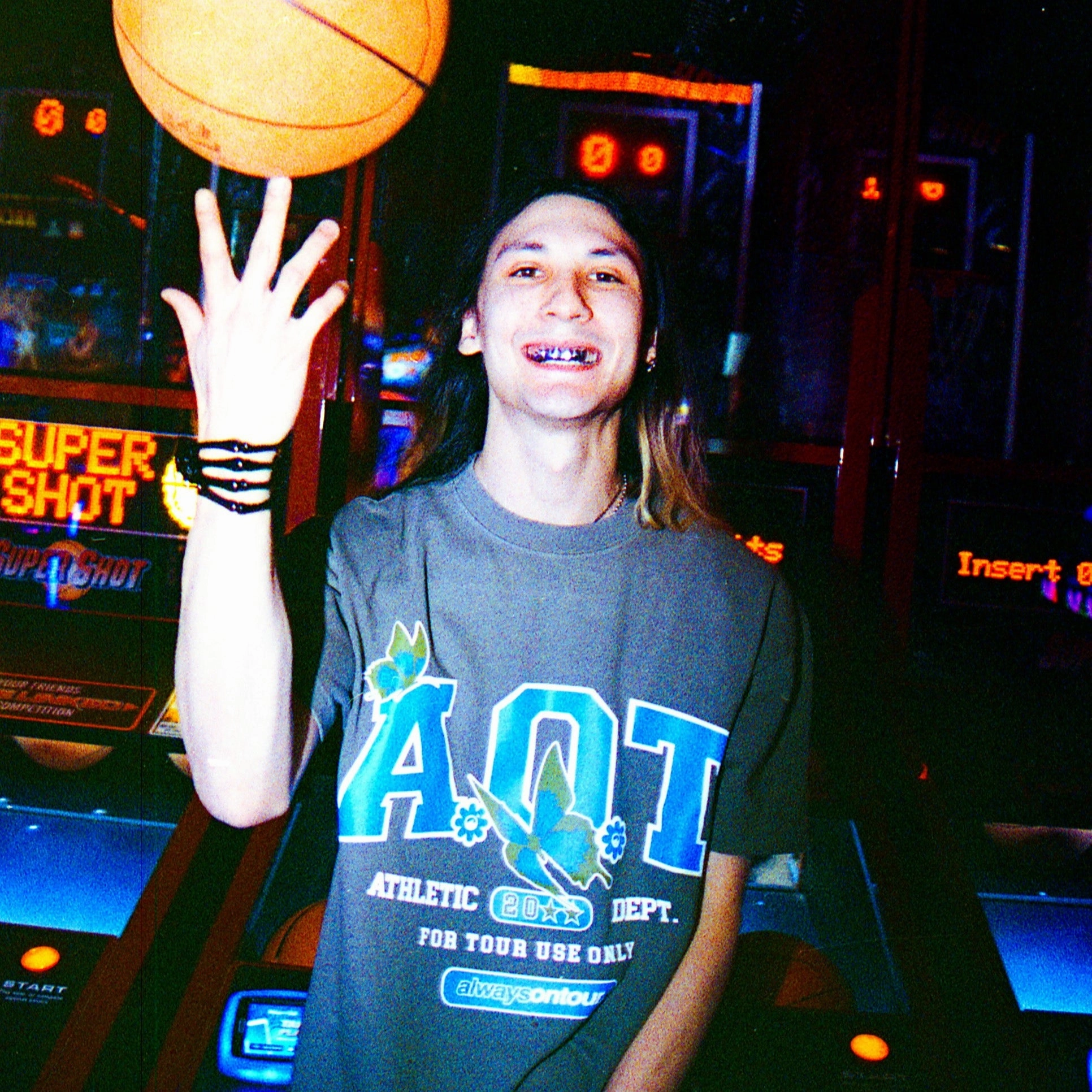 Always On Tour Physical Education Tee - Olive Green Relaxed Layer