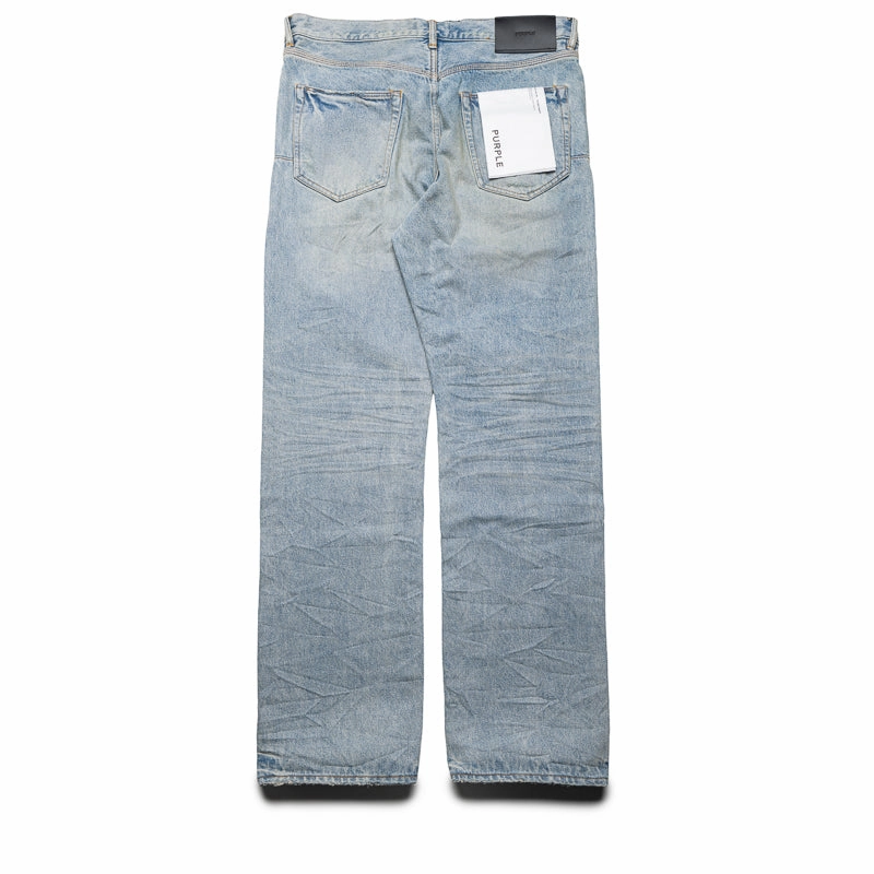 Purple Brand Mid Rise Straight Leg Knee Blowout Jean - Light Indigo SmoothGripFastenings