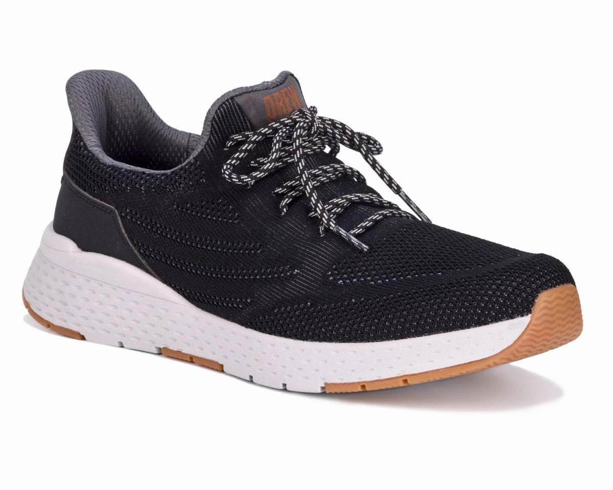 Drew Echo Men's Arch Support Comfort Sneaker 43002-19 In Black Mesh Combo fitness goals