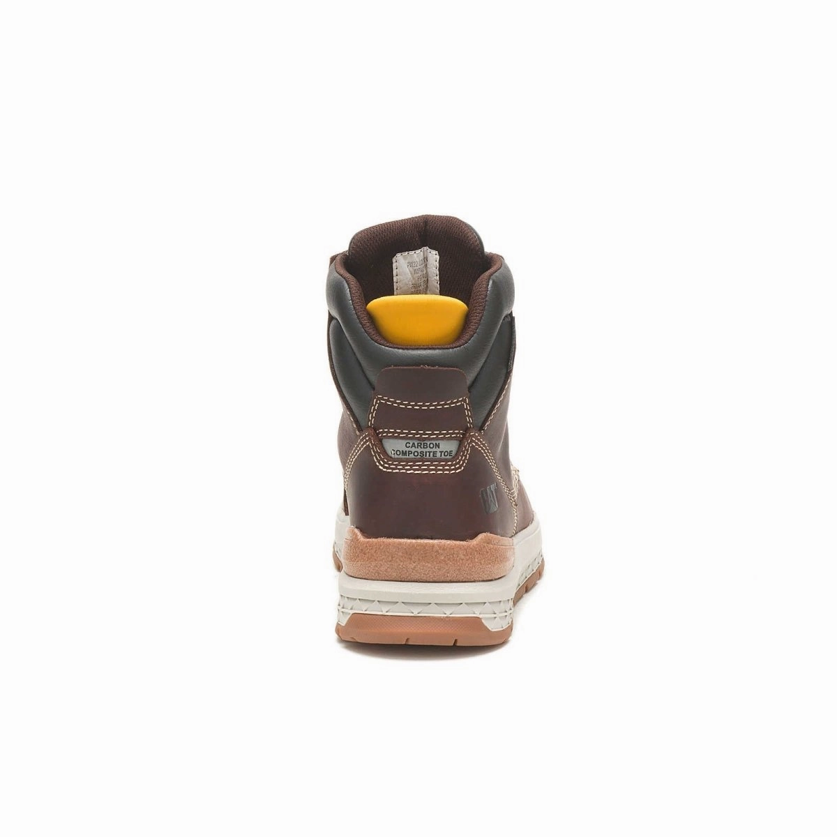 Reinforced Cushioning Stabilizing Fit Caterpillar Impact (p91402) Waterproof Carbon Composite Toe Men's Work Boot In Friar Brown