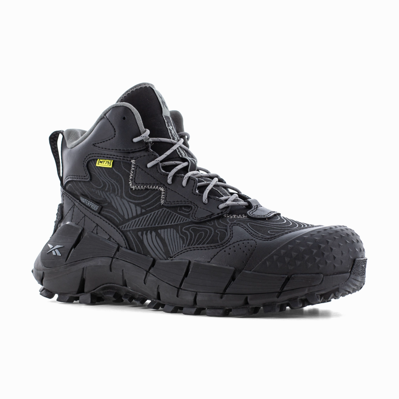 Reebok Work Zig Kinetica Edge II Work RB3022 Men's Waterproof Work Hiker with Internal Met Guard in Black Heavy Sole Gear