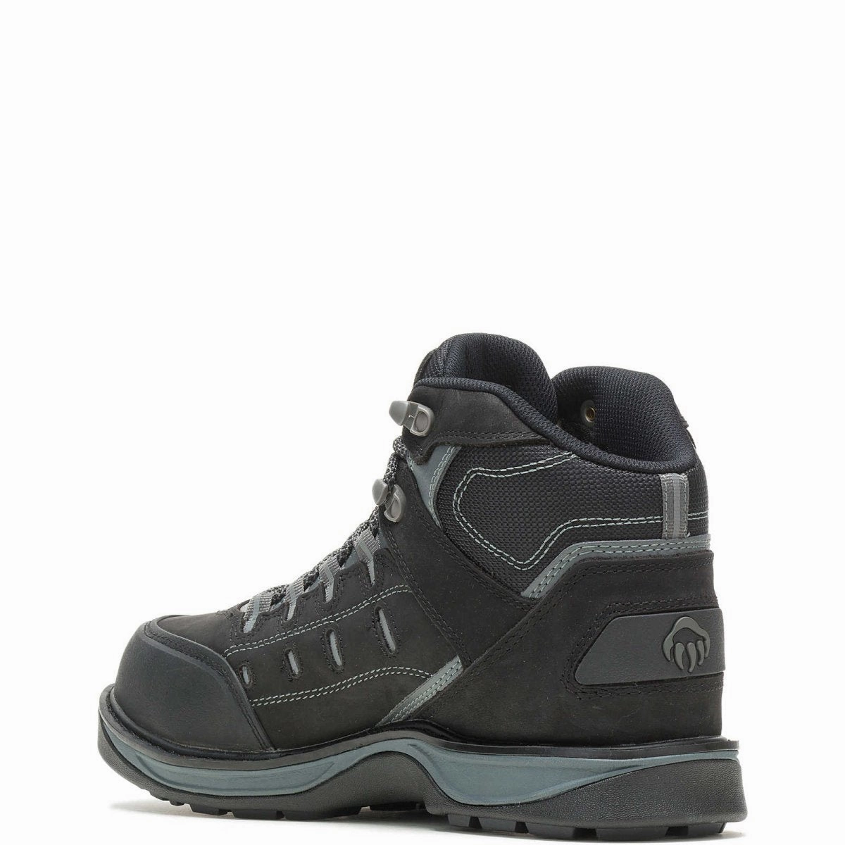 Wolverine Edge Lx Wp Men's Safety Toe Work Boot (w10553) In Black/grey. High Cushion Shoes