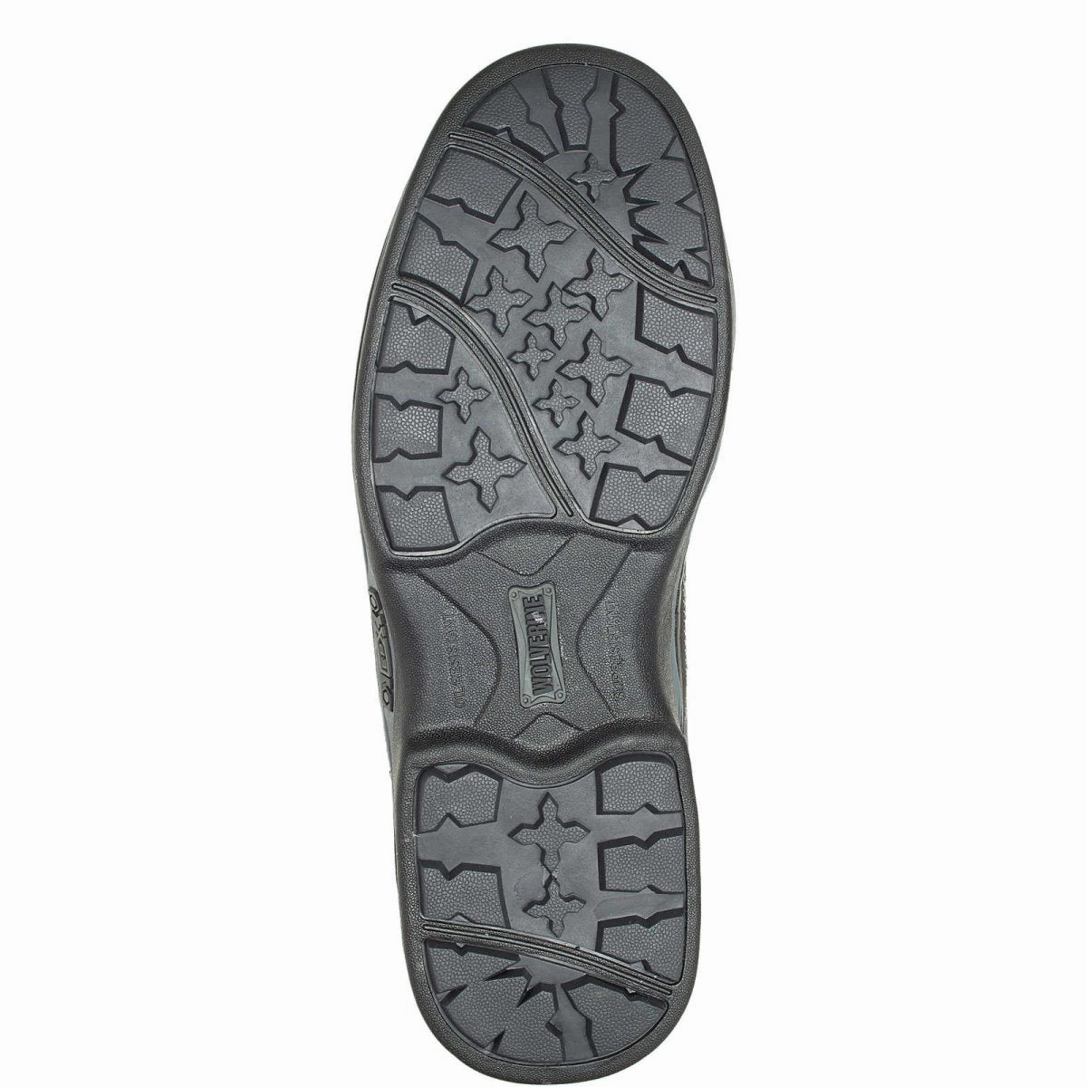 Wolverine Edge Lx Wp Men's Safety Toe Work Boot (w10553) In Black/grey. Slip-resistant Walk