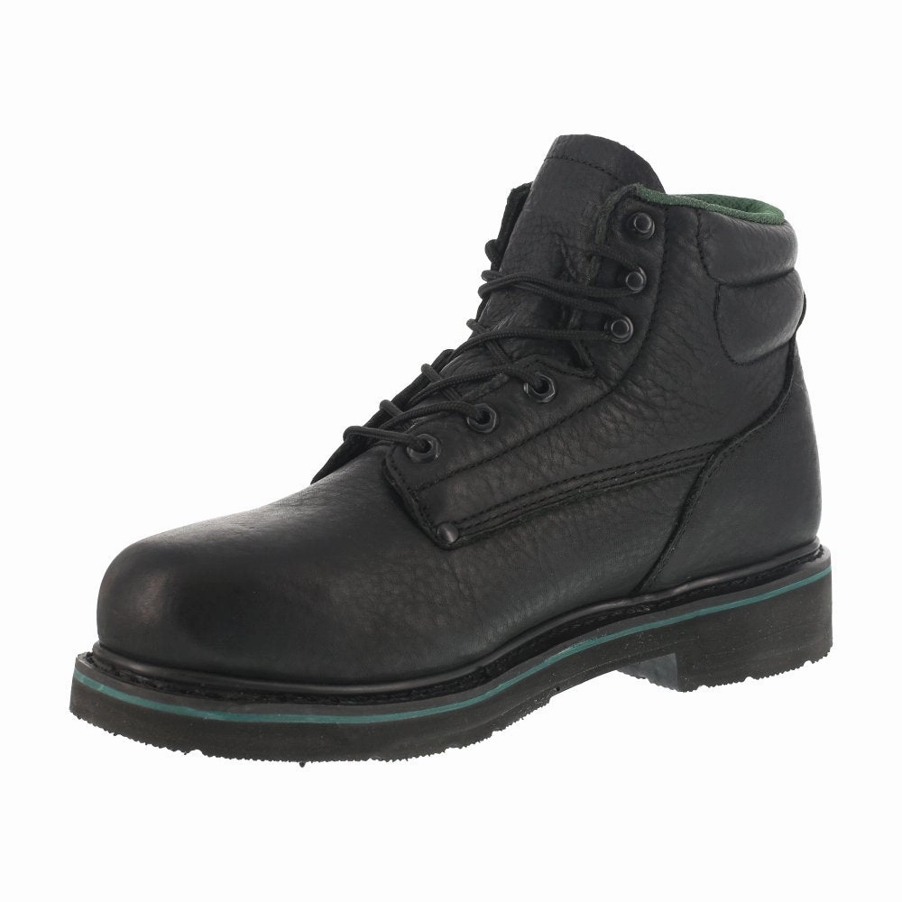 Resistant Grip Arch Cushion Shoes Florsheim 6" Men's Work Boot Steel Toe Utility Fe675 In Black