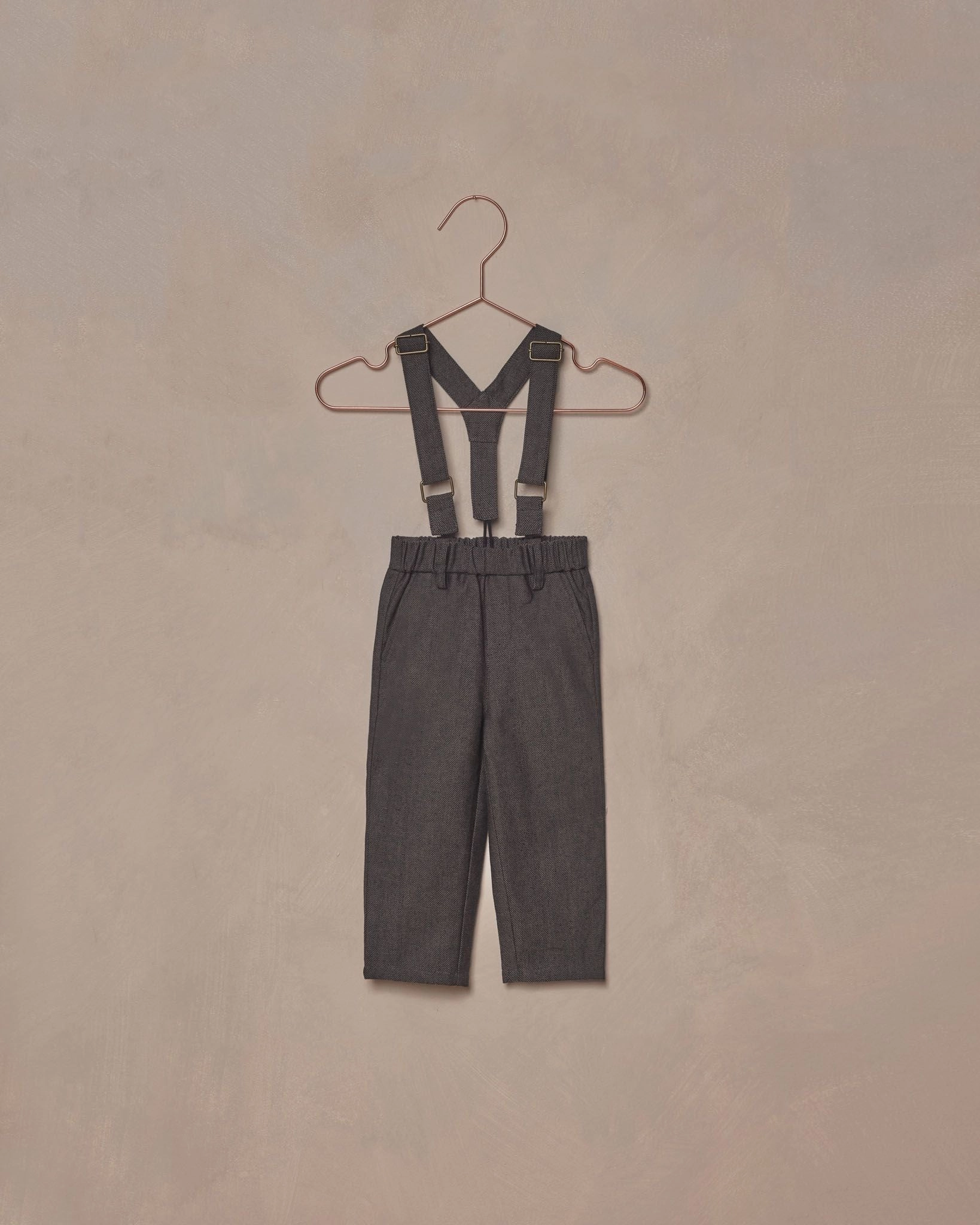 Suspender Pant | Black FormFitting Cut NonRestrictiveSilhouette