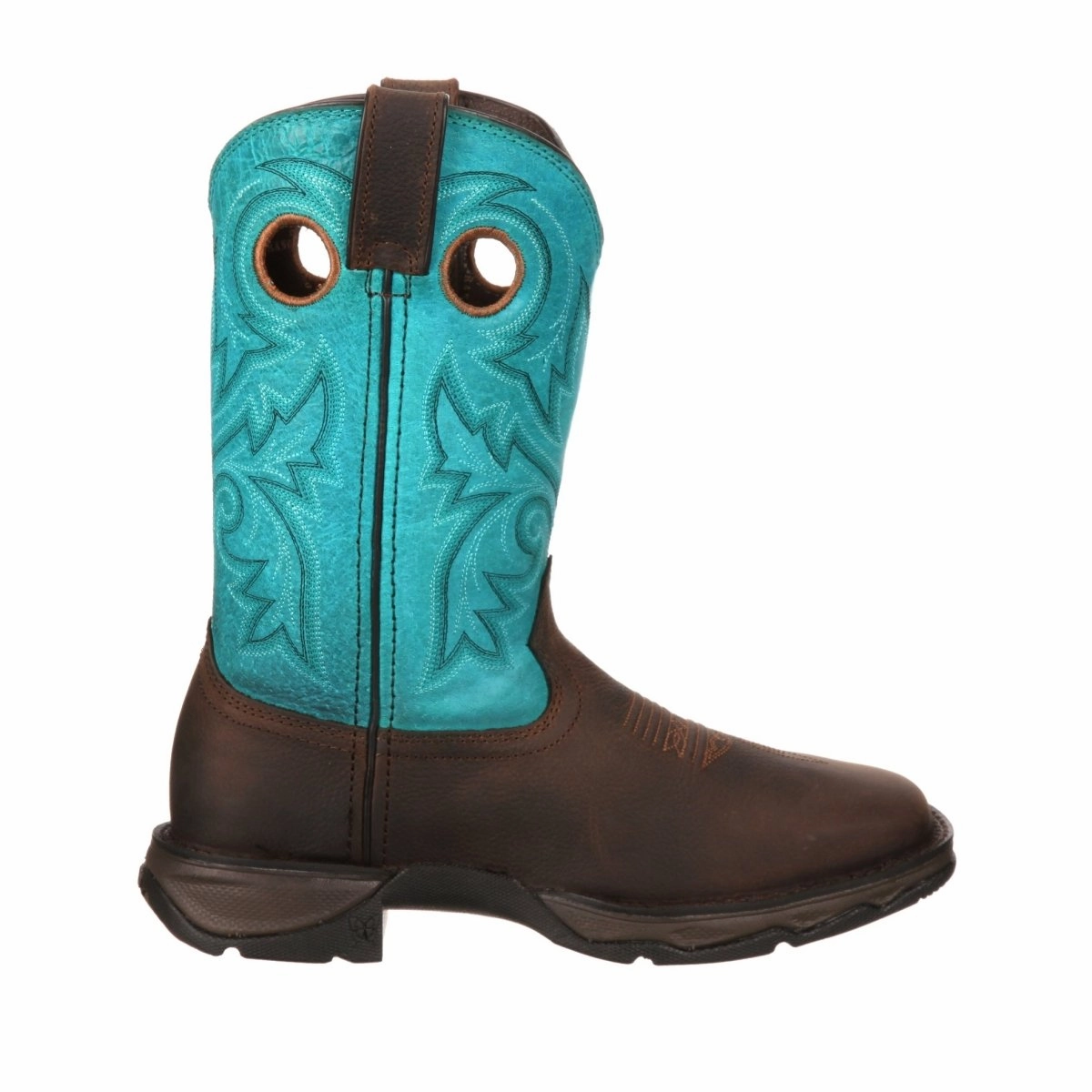 Insulated Cold Weather Commuter Storm Wear Durango Lady Rebel Work Women's Steel Toe Western Boots Dwrd022 In Brown Turquoise