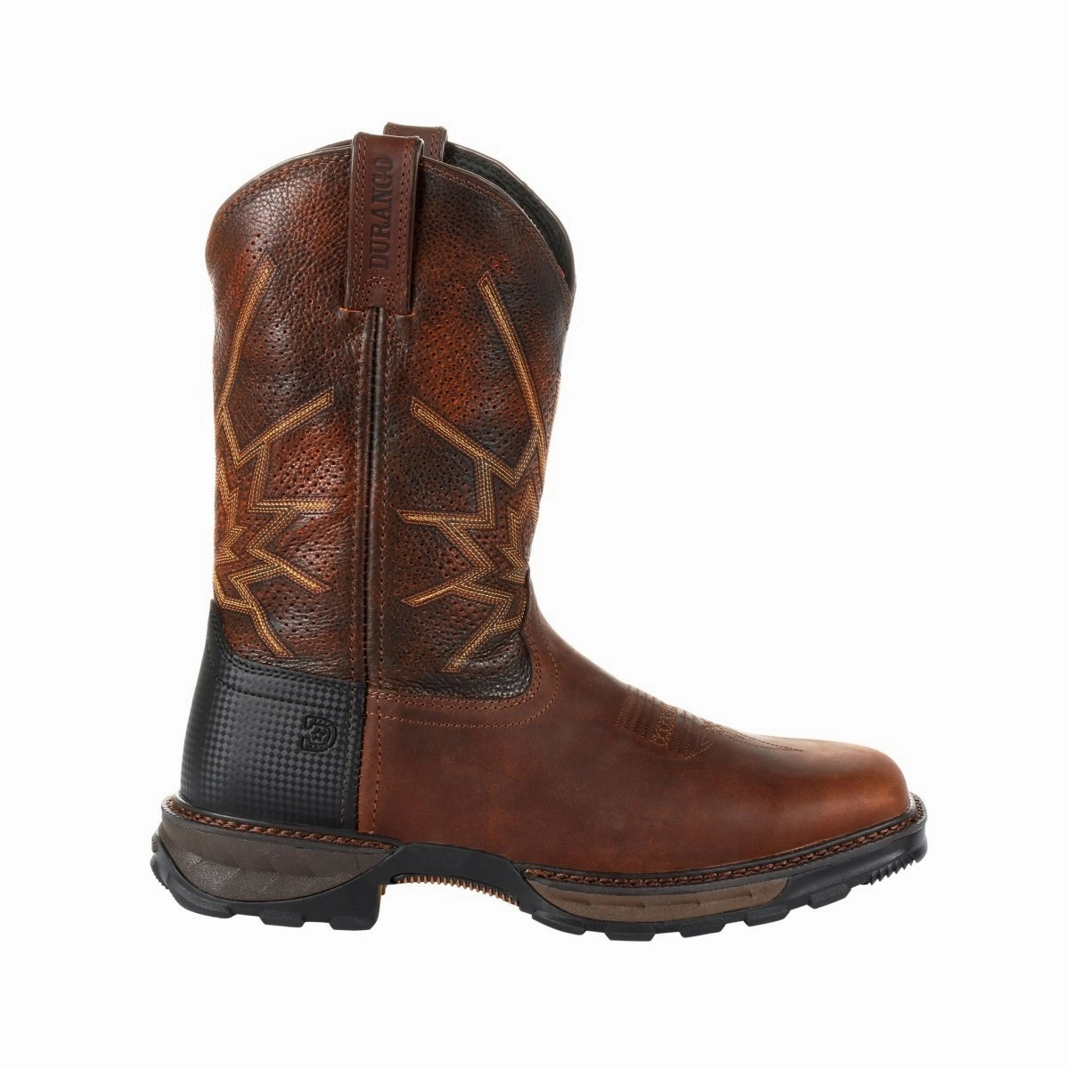 Durango Maverick Xp Men's Ventilated Western Work Boots Ddb0204 In Tobacco Waterproof Traction Comfort Flex