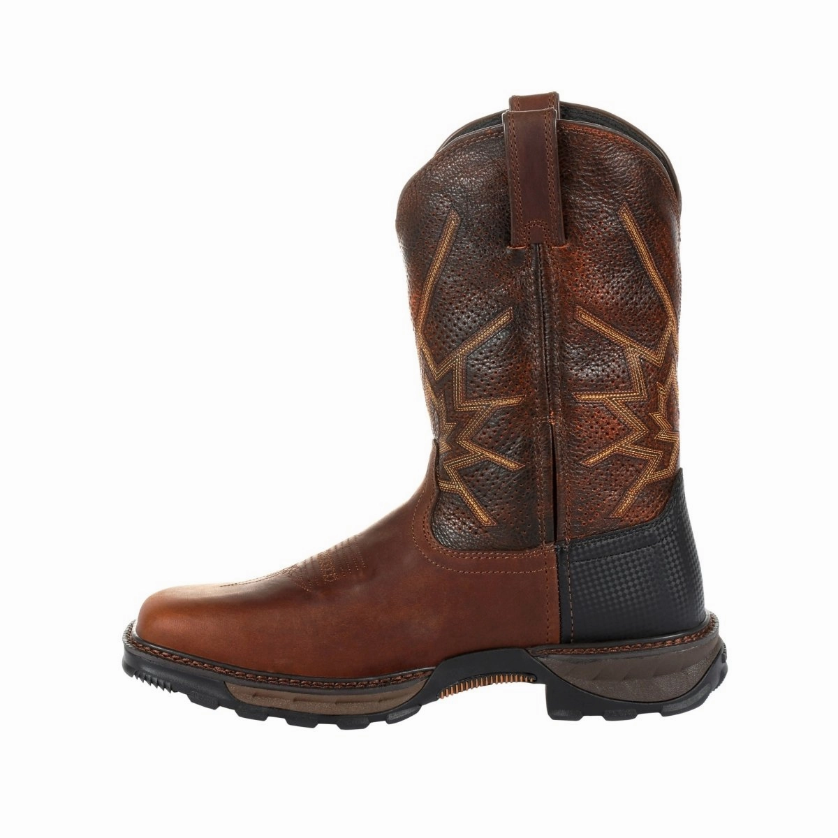 Durango Maverick Xp Men's Ventilated Western Work Boots Ddb0204 In Tobacco All Weather Urban Commute Low Profile
