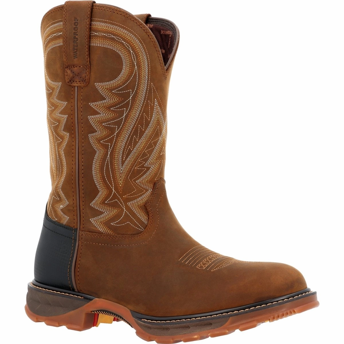 Reinforced Form Mountain Hike Strong Mood Durango Maverick Xp Men's Waterproof Work Boots Ddb0481 In Coyote Brown